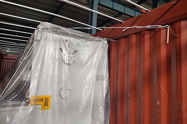 RONGWIN QC11K-16X6000 guillotine shearing machine DAC360T packing and shipping