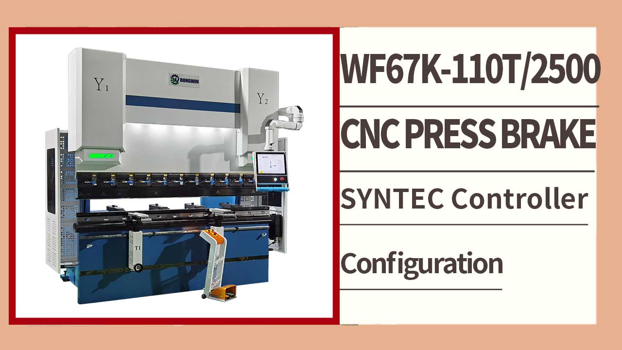 New system is put into use for the first time!WF67K-C110T2500 with SYNTEC Controller CNC press brake
